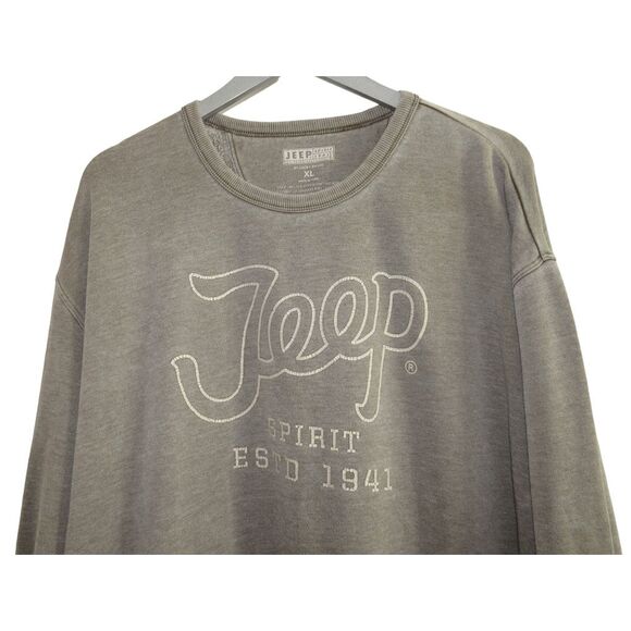 Lucky Brand Men's Jeep Logo Pullover Sweatshirt Sz XL - Picture 2 of 5